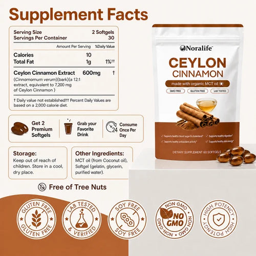 Noralife™ Ceylon Cinnamon